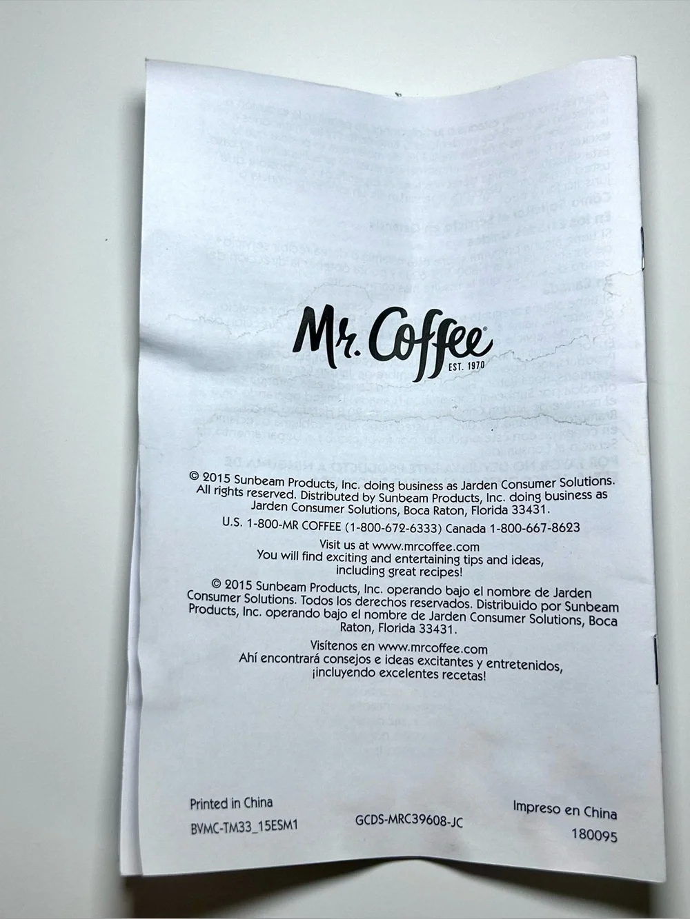 Mr. Coffee works good